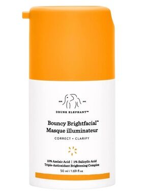 Drunk Elephant Bouncy Bright Facial Masque Illuminateur 1.69oz